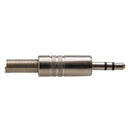 Conector P2 Stereo Com Mola Niquel Storm 50 Unidades