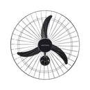Ventilador De Parede Ventisol Oscilante 60cm Metal Preto 1400rpm Bivolt