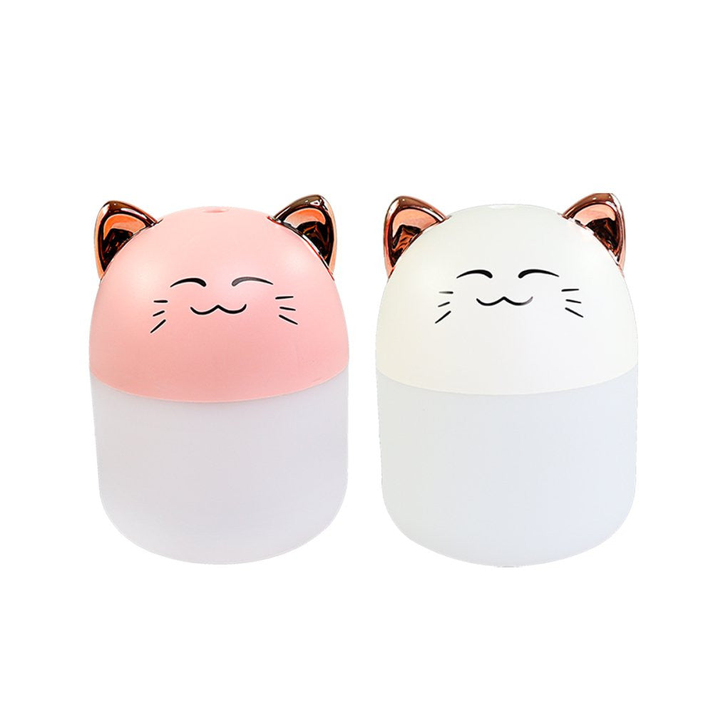 Umidificador de Ambientes de Gatinho USB 250ml - Sortido