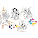 Brinquedo Para Colorir Stitch Kit Pintura Com Cavalete E Guaches