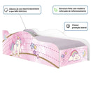 Cama Mobili Infantil Unicónio Rosa