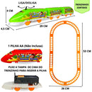 Trenzinho De Brinquedo Locomotiva Infantil Trem Elétrico