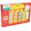 Brinquedo Educativo Logic Fun Com Peças E Cartas