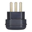 Plugue Extra Gigante 2p+t 90° De 20a C/ Prens Cabos Preto Margirius