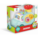 Brinquedo Para Bebê Carrinho Azul Com Som E Luz