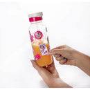 Garrafa Plástica Minnie Com Tampa Automática 600ml