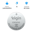 5 Baterias Cr2430 Elgin