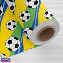 Copa Do Mundo Tnt Estampado 1,40m Brasil Gol Rl-10mts