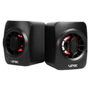 Caixa De Som Gamer Vinik Eclipse 6w 2.0 Led Rainbow - Vspkg6wec