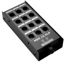 Painel Para Multicabos Sem Conectores 12 Vias Xlr Wireconex