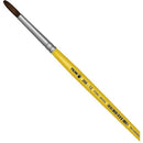 Pincel Escolar Redondo 266 N12 Amarelo - Pelo De Pônei