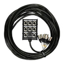Medusa Multicabo 08 Vias Xlr / Xlr 20 Metros Wireconex