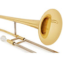 Trombone Tenor Ysl 354 E Laqueado Dourado Com Case Yamaha