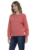 Blusa Tricot Manga Longa Ponto Perola