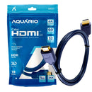 CABO HDMI AQUÁRIO 4K01 4K MACHO X MACHO 2.0 1M