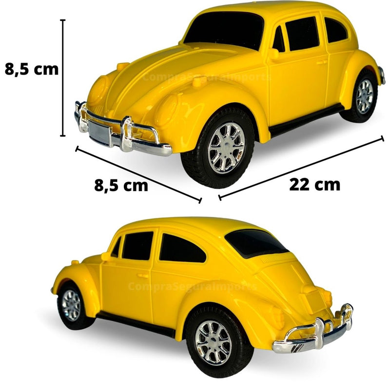 Carrinho De Brinquedo Fusca Beetle 1970 Carro Antigo Classic