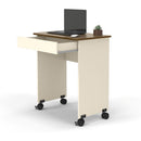 Mesa Escrivaninha Para Computador Off White Freijó