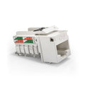 CONECTOR FEMEA PARA CABO DE REDE E INTERNET RJ45 SOHOPLUS CAT6 BRANCO