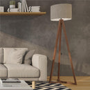 Luminaria De Piso Tripé Design Moderno Off White