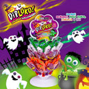 Doce Dip Loko Lollipop Halloween Display Com 60 Unidades Sortidas