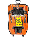 Mochila Infantil Com Rodinha Hotwheels Night Shifter Laranj