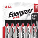 Pilhas Alcalinas Max Aa 6 Unidades Energizer