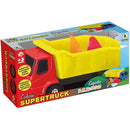 Caminhão Super Truck Caçamba Com 2 Barcos Coloridos