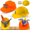 Kit Ferramentas Infantil Engenheiro Com Capacete Brinquedo