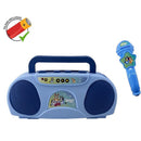 Brinquedo Bluey Boom Box Karaokê Com Cabo P2 E Função Amplificadora
