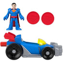 Imaginext Dc Super Friends Supermobile Com Lançador E Figura De Ação 7,6cm