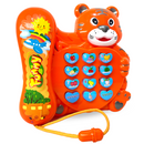Telefone Infantil Musical Animal Som Luz Brinquedo Educativo