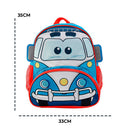 Mochila Infantil Com Alças - Fusca Policia