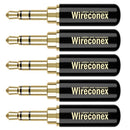 Kit 05 Conectores P2 Linha Stereo Wc 2313 Wireconex