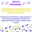 Guitarrinha Brinquedo Infantil Guitarra De Plástico Musical