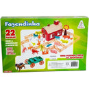 Miniatura Colecionavel Fazendinha Playset 20fig.cerca