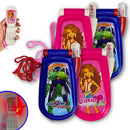 Kit 4 Celular De Brinquedo Com Som E Luz Telefone Infantil