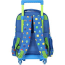 Mochila Infantil Com Rodinha Super Mario Bros G Azul