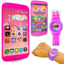 Brinquedo Telefone Celular Musical Relogio Infantil Pilhas