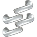 Conjunto Maçaneta Porta Gol G5 4pts Cromada