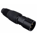 Conector Xlr Macho Metal Preto Storm 5 Unidades