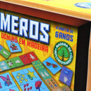 Brinquedo Pedagógico Em Madeira - Os Números: Dominó E Memória