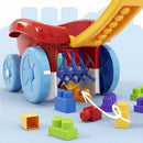 Mega Bloks Vagão Para Recolher Blocos Com 20 Peças