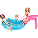 Barbie Estate Piscina Glam Com Boneca Loira