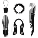 Utensílio Doméstico Kit Para Vinho 5 Pecas Inoxidável
