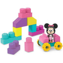 Brinquedo Para Montar Minnie Blocos Mágicos Com 24 Peças Coloridas
