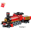 Brinquedo Para Montar Combo Transportes 3 Em 1 305 Peças