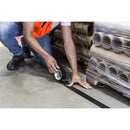 Fita Para Demarcação De Solo Pvc Preta 48mmx15m