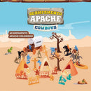 Miniatura Colecionável Acampamento Apache/cowboys