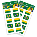 Copa Do Mundo Tatuagem Vai Brasil Pct.c/20