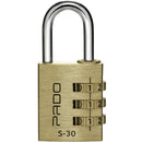 Cadeado Dourado De 3 Segredos Lt S-30mm Pado
